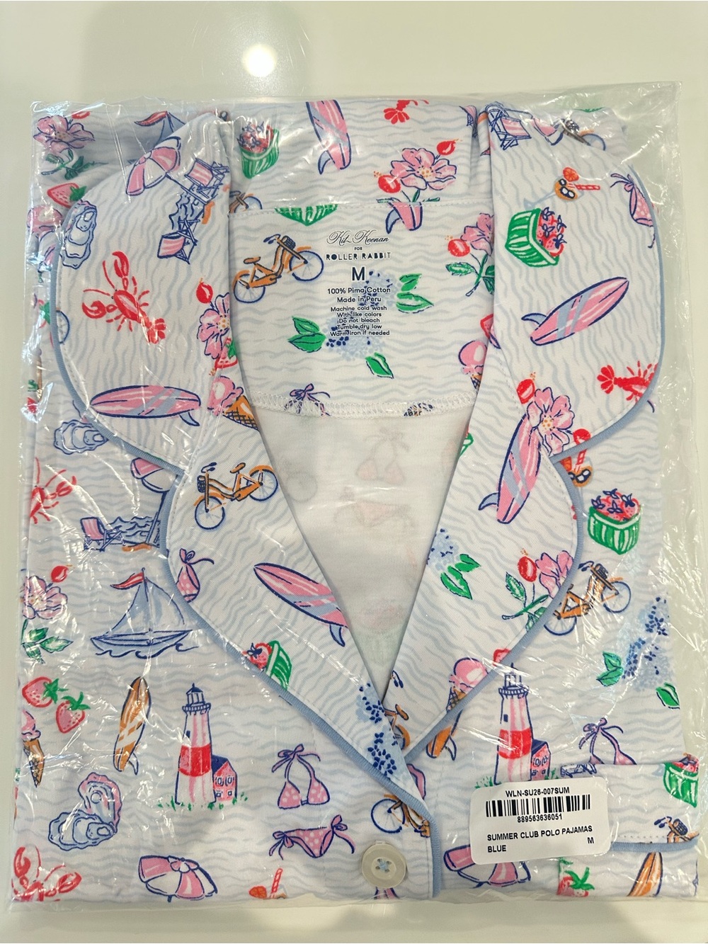 Roller Rabbit White Polo Pajama Set